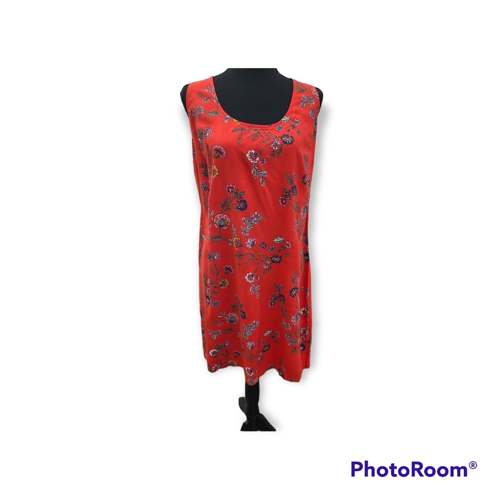 Old Navy Red Floral Dress